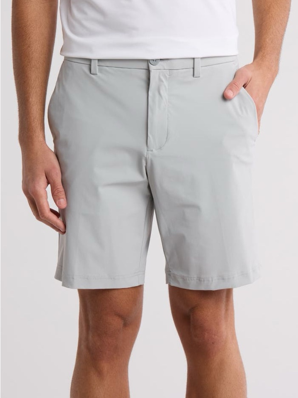 Callaway Light Gray 9” Performance Golf Shorts